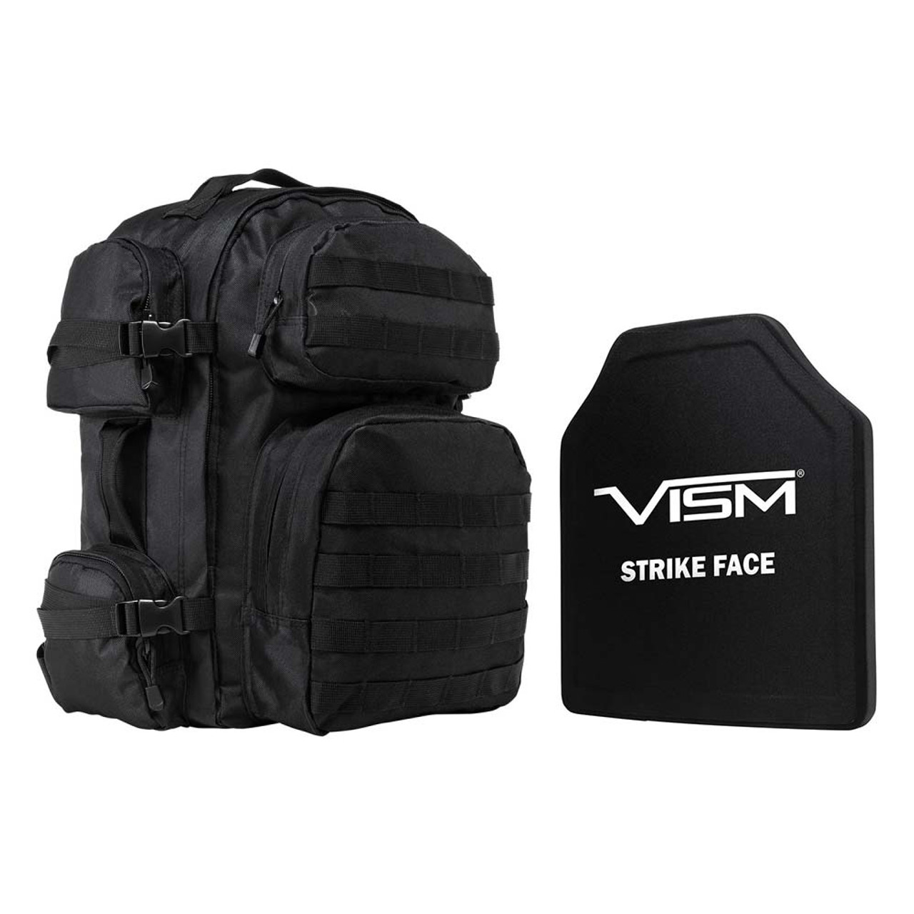 NcSTAR BPCBB2911-A Tactical Backpack With 10"X12" Level Iii+ Shooters Cut Pe Hard Ballistic Plate