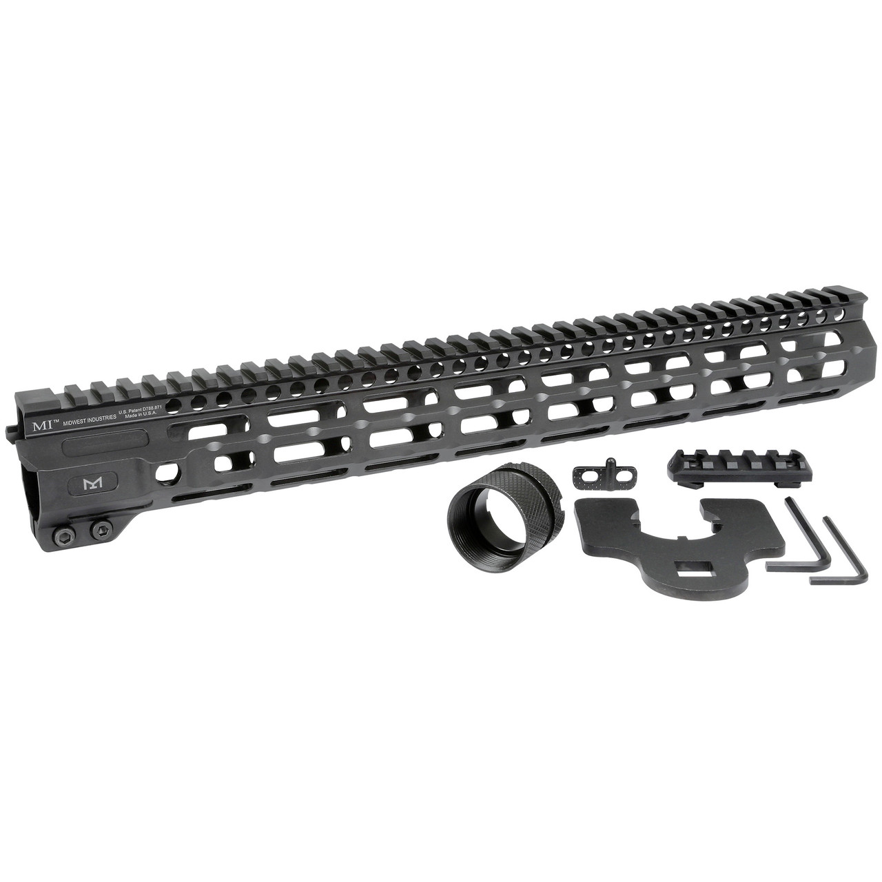 Midwest Industries MI-CRM15 Combat Rail 15" Hndgrd Mlok