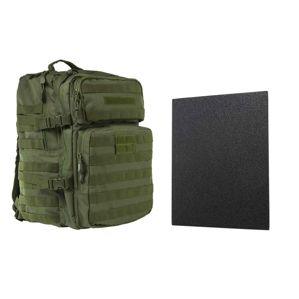 NcStar BUFLCBAG2974-A NcSTAR BUFLCBAG2974-A Assault Backpack With 11"X14" Level Iiia Hard Ballistic Plate BUFLCBAG2974-A