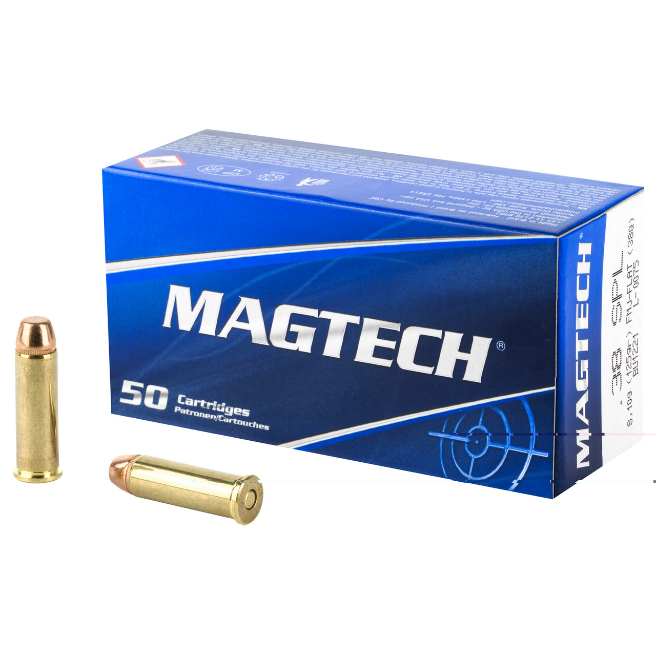 Magtech 38Q 38spl 125 Fmj Flat 50/1000