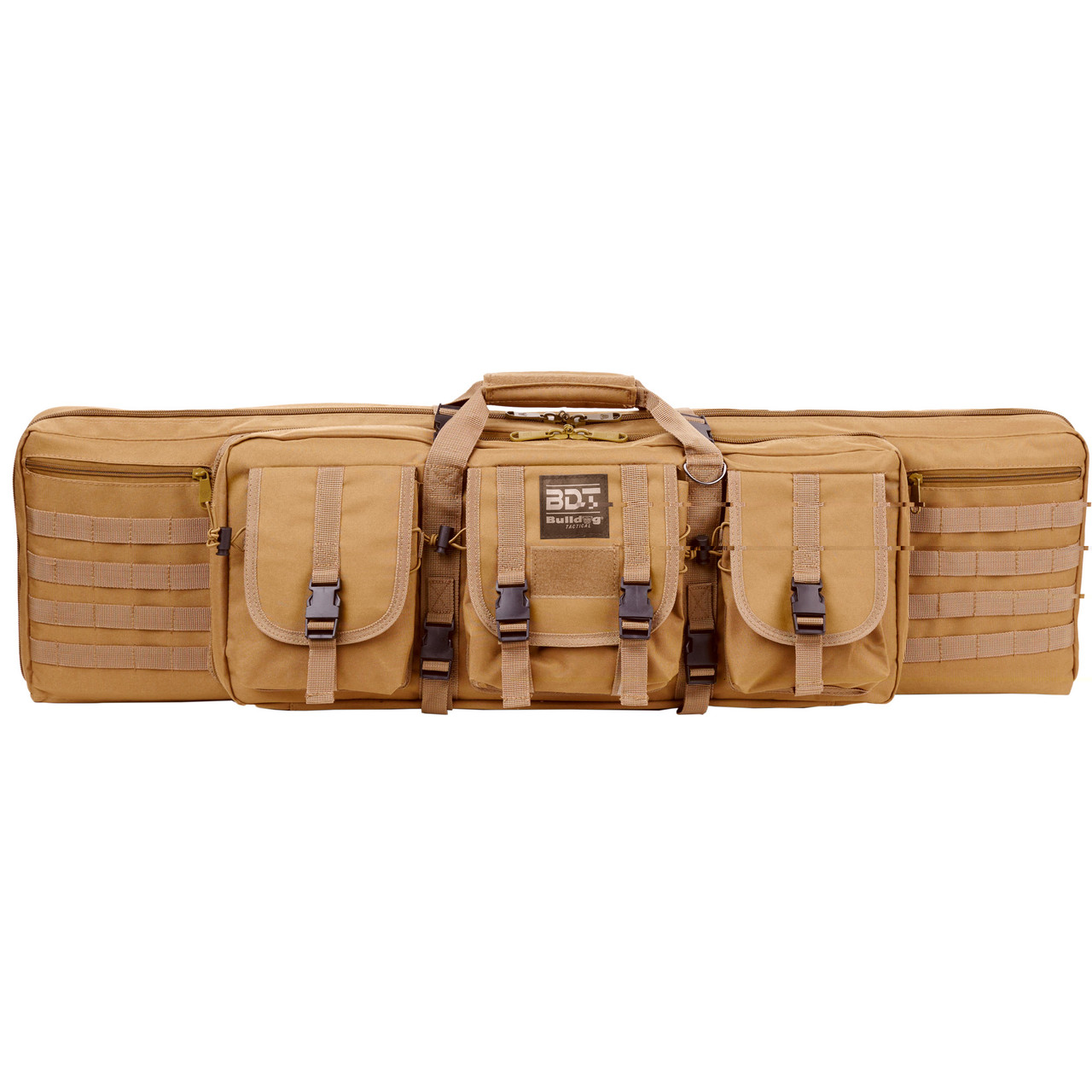 Bulldog Cases BDT37-42T Dlx 42" Dbl Tact Rifle Tan