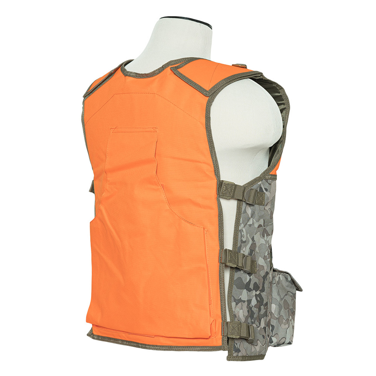 NcSTAR CHV2942NC Hunting Vest/Blaze Orange And Camo