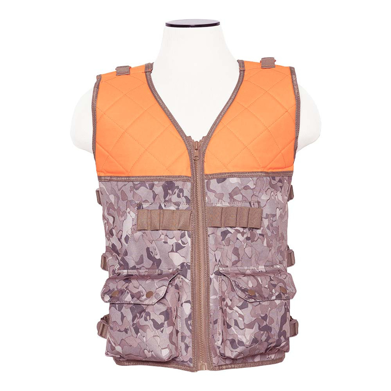 NcSTAR CHV2942NC Hunting Vest/Blaze Orange And Camo