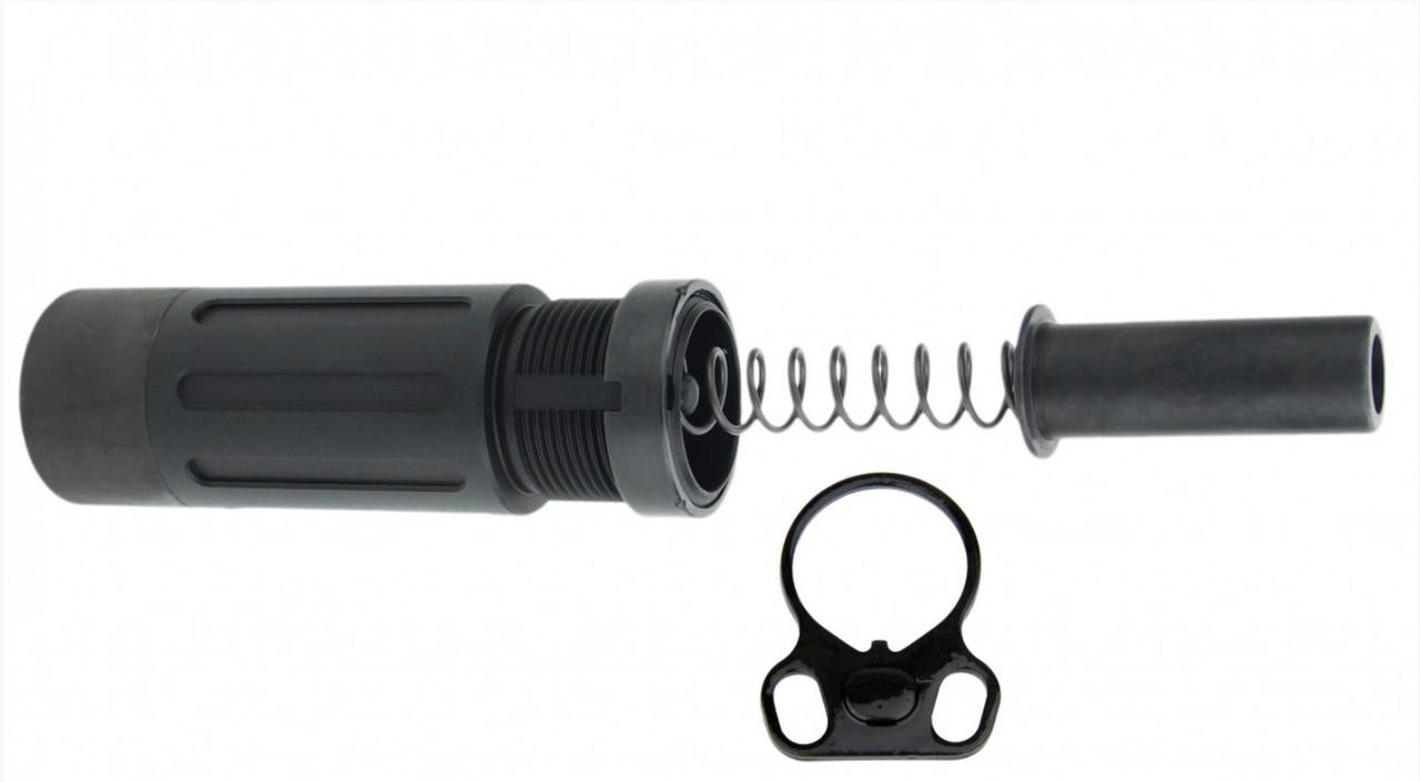 TacFire Tacfire MAR139-B 3.5" Short Pistol Buffer Tube System Dual Loop End Plate 