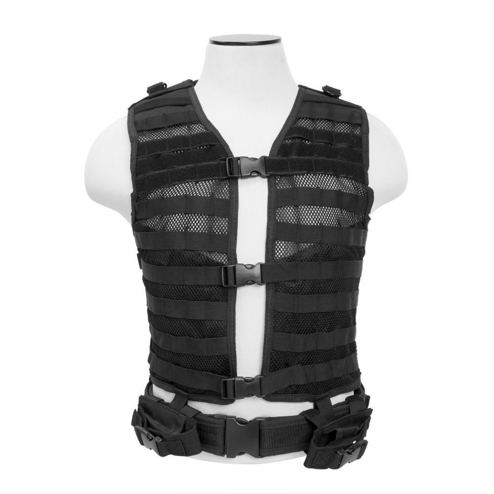 NcStar CPV2915B NcSTAR CPV2915B Heavy Double Mesh Lined MOLLE/PALS Vest CPV2915B