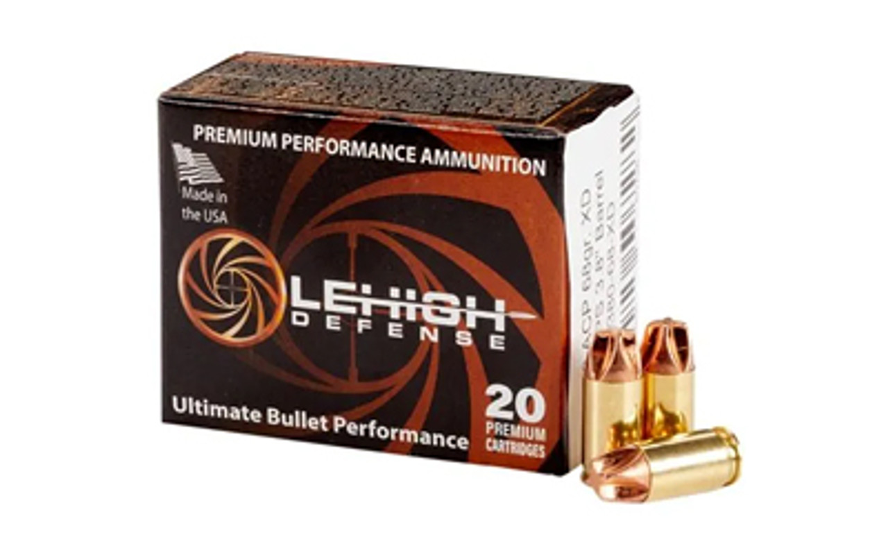 Lehigh Defense LA380-68-XD Xtrm Dfns .380acp 68gr 20/200