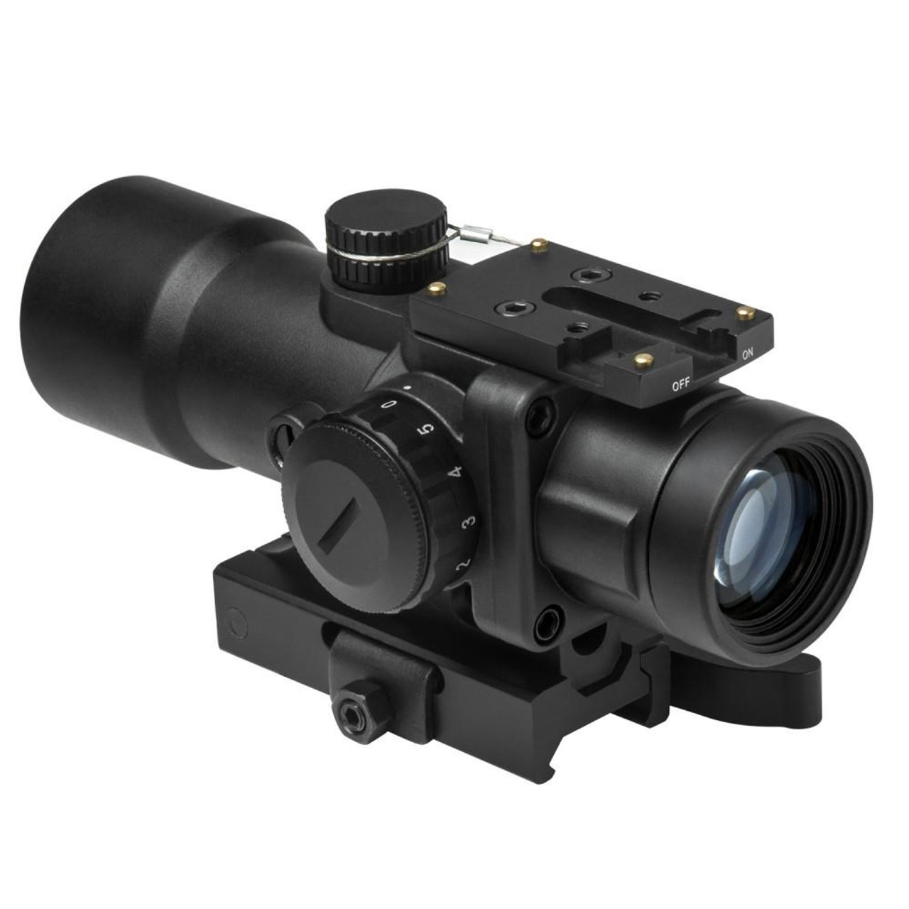 NcStar NcSTAR SEECPRQ3532G Compact Prismatic Optic CPO 3.5X32 Dual Illuminated Scope 