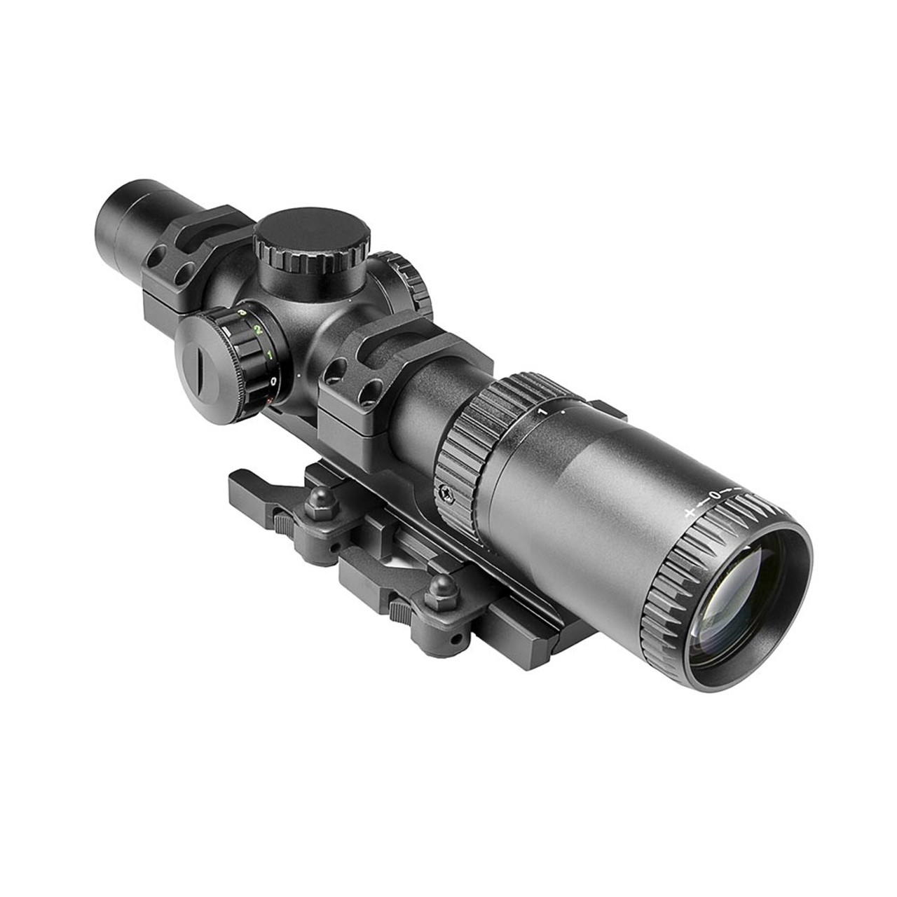 NcSTAR SEEFL1624GSPR-A 30mm 1-6X24 Etched Glass Lpv Reticle Green/Red Ill Spr Qr Mount Scope