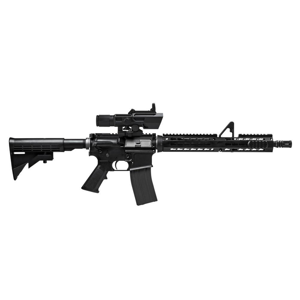 NcStar NcSTAR VADOBP3942G Gen3 Ado 3-9X42 42Mm Blue/Red Ill P4 Sniper W/Flip Up Red Dot Scope 