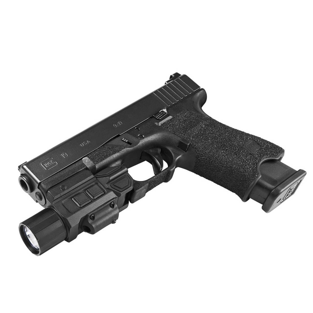 NcSTAR VAPFLSRV3 Gen3 Pistol Flashlight W/Strobe & Red Laser