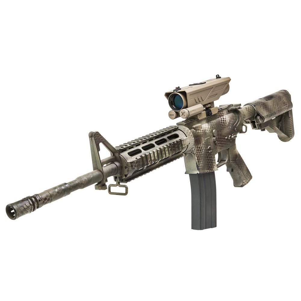 NcStar NcSTAR VDELP432G Delta 4X30mm P4 Sniper White & Red Led Nav Lights Qr Mount  Scope - Tan