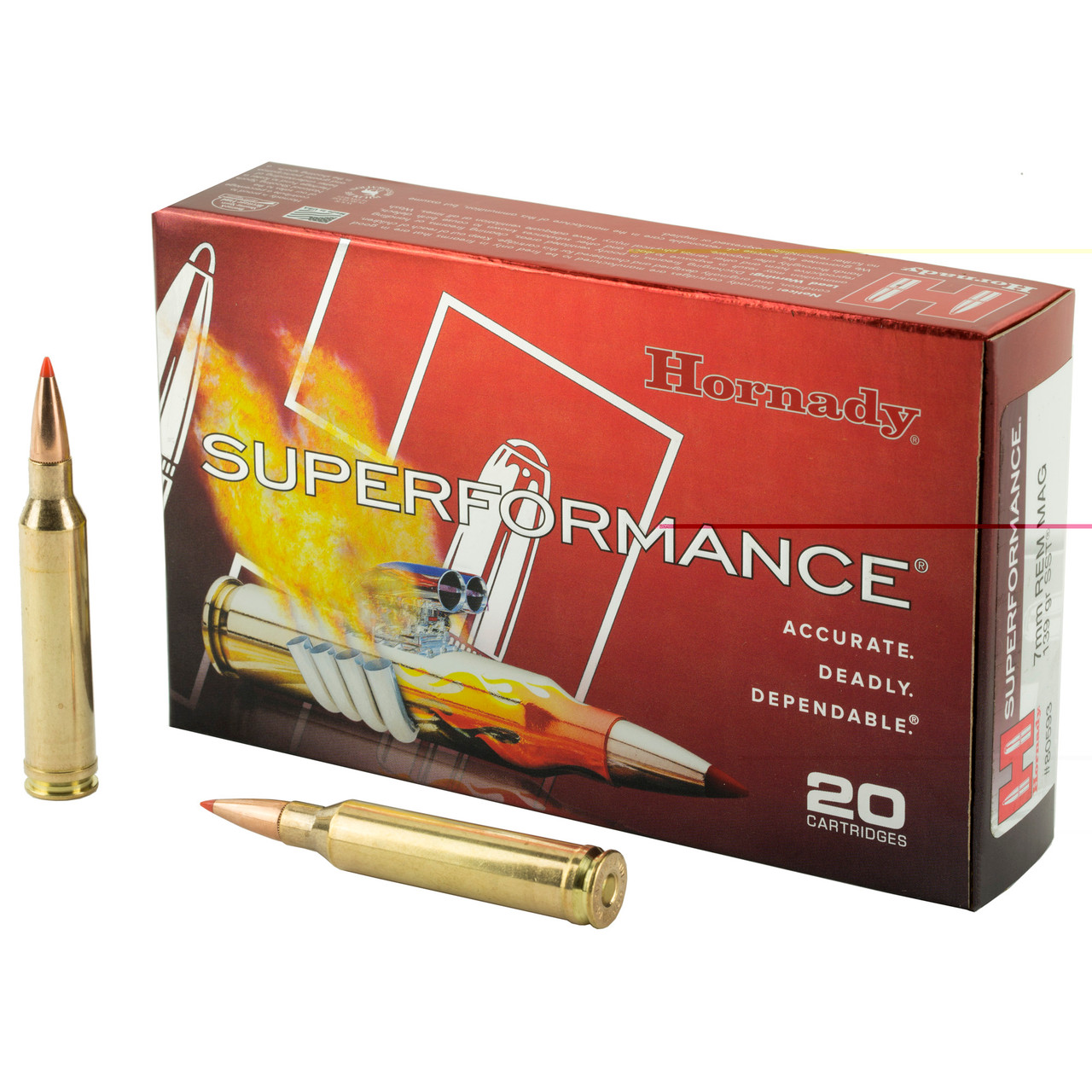 Hornady 80593 Sf 7mmrem 139gr Sstspf 20/200