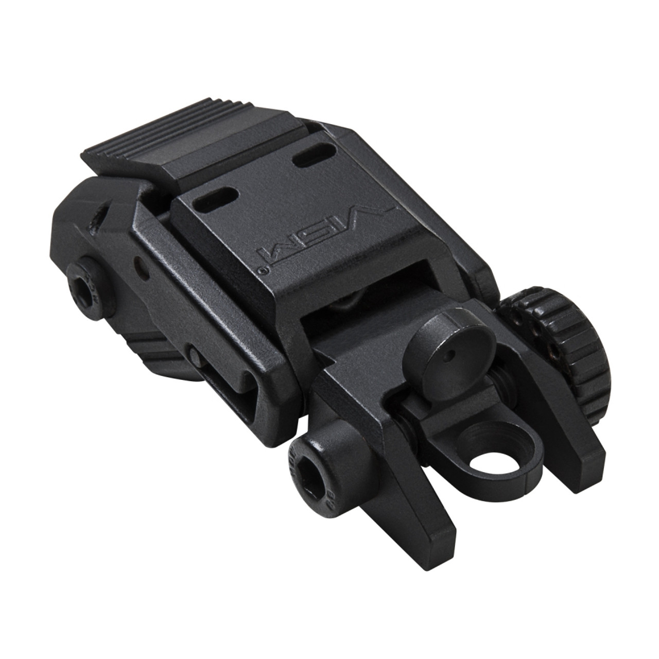 NcSTAR VMARFLR Pro Series Low Profile Spring Loaded Flip-Up Rear Sight W/A2 Aperture