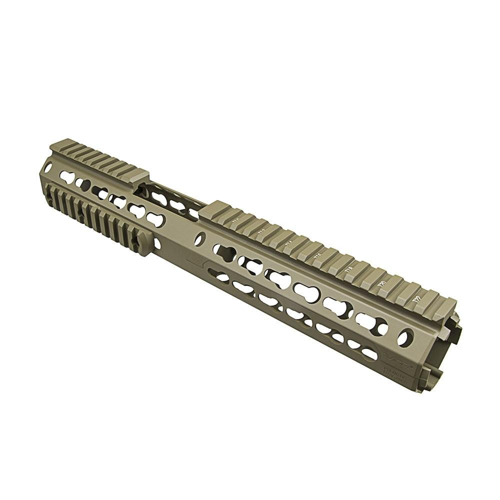NcStar NcSTAR VMARKMCET 223/556  Keymod Handguard/ Two Piece/ Drop In Fit/  Extended Length/ 13.5"L Tan