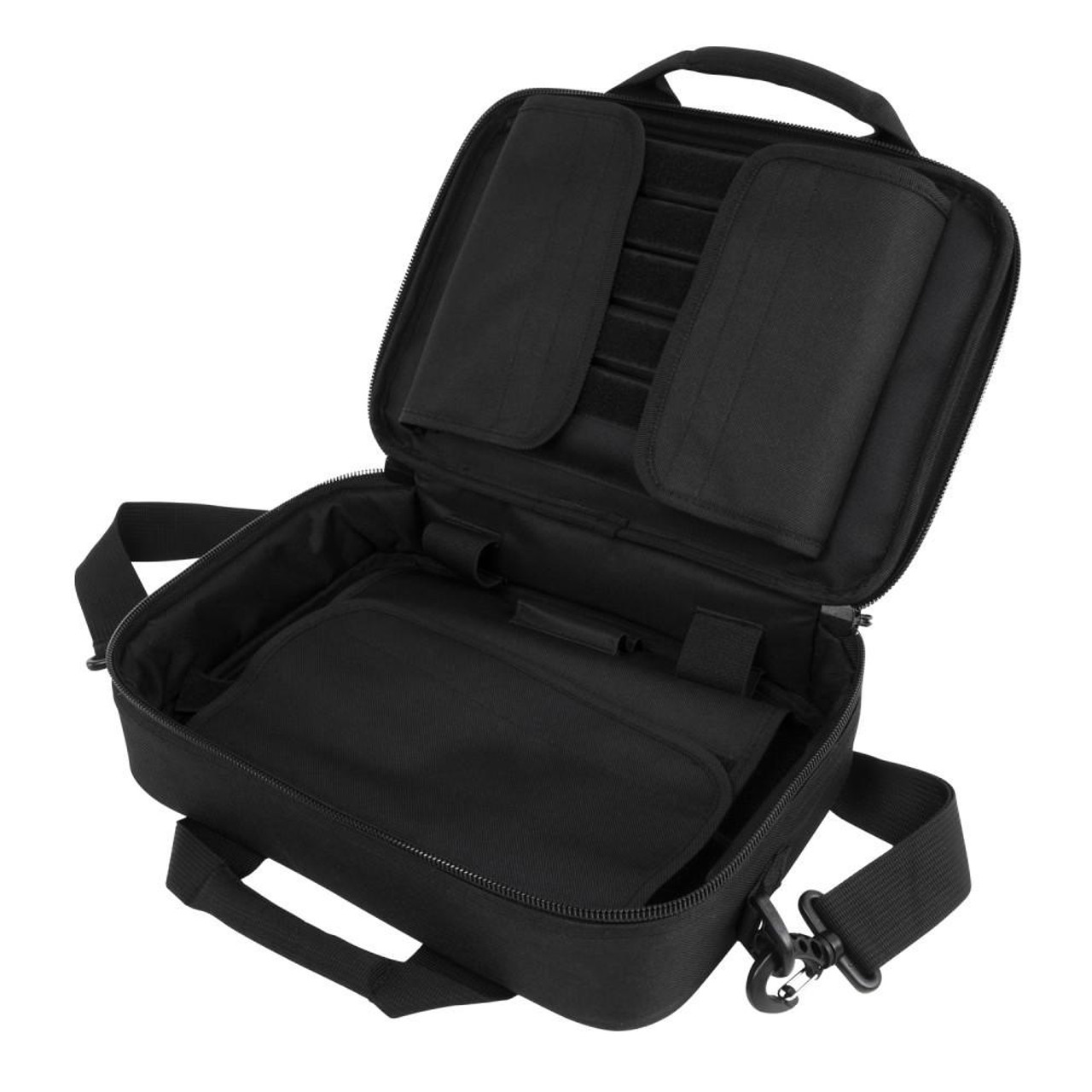 NcStar NcSTAR CPDX2971B Padded Double Pistol Range Bag w/Double Stack Magazine Pouches 