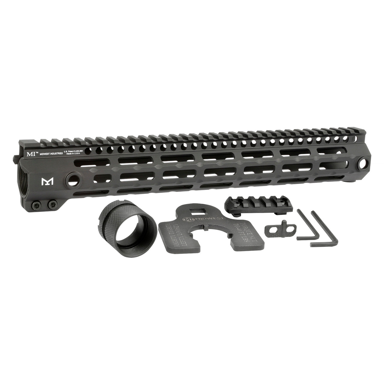 Midwest Industries MI-G4M13.375 G4m M-lok 13.375" Hndgrd Blk