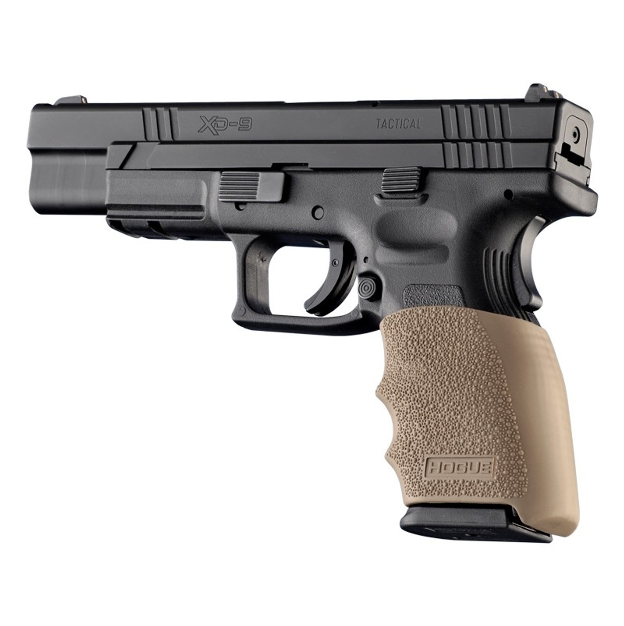 Hogue 17303 HandAll Hybrid Springfield XD9 9MM, 40S&W, 357SIG Grip Sleeve Flat Dark Earth