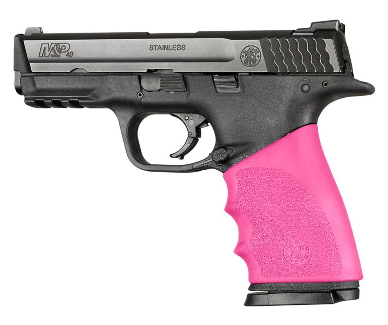 Hogue 17407 HandAll Hybrid S&W M&P 9MM, 40S&W, 357SIG Grip Sleeve Pink