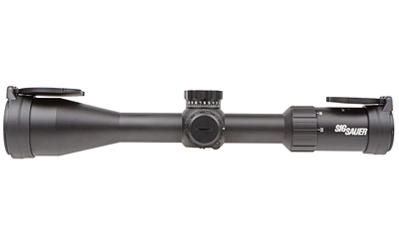 Sig Sauer SOW45002 Whiskey 4 Rifle Scope, 5-20X50mm, 30mm Tube, First Focal Plane, Illuminated MOA Milling Hunter 2.0 Reticle, Matte Finish, Black