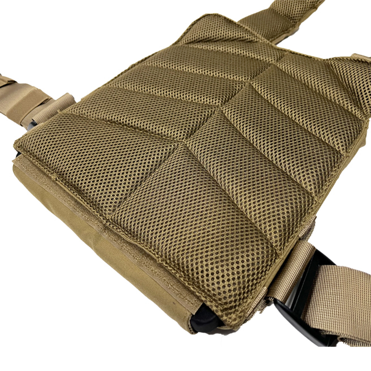 NcSTAR LCS Sentry Laser Cut Plate Carrier w/Triple Kangaroo Pouch that Holds 2 AR Mags & 1 Tourniquet