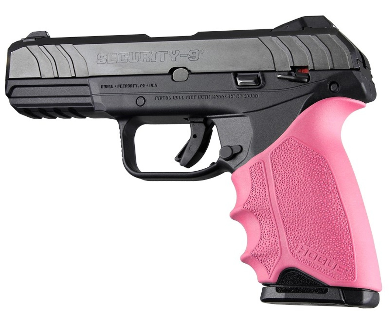 Hogue 17707 HandAll Beavertail Grip Sleeve Ruger Security 9 Pink