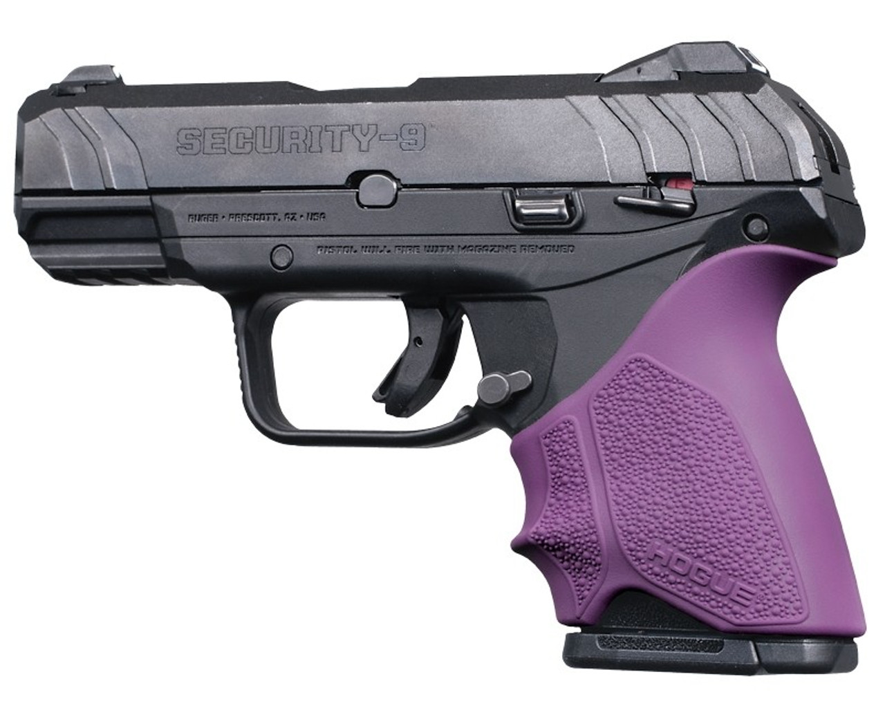 Hogue 17716 HandAll Beavertail Grip Sleeve Ruger Security 9 Compact Purple