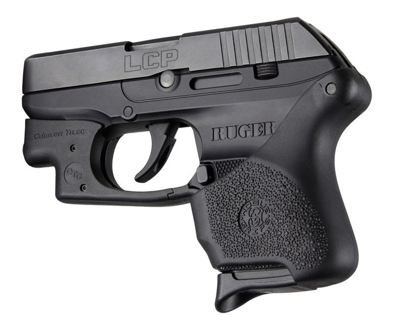 Hogue 18110 HandAll Hybrid Ruger LCP Crimson Trace Button Grip Sleeve Black