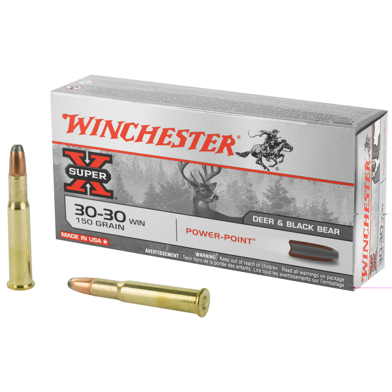 Winchester Ammunition X30306 Sprx Pwr Pnt 3030wn 150gr 20/200