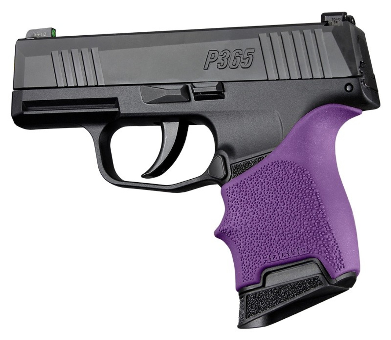 Hogue 18706 HandAll Beavertail Grip Sleeve Sig Sauer P365 Purple