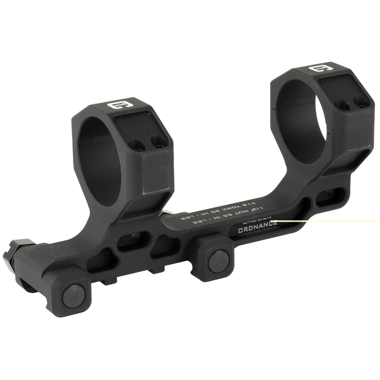 Badger Ordnance 170-340B Com Mount 34mm 1.70" Blk