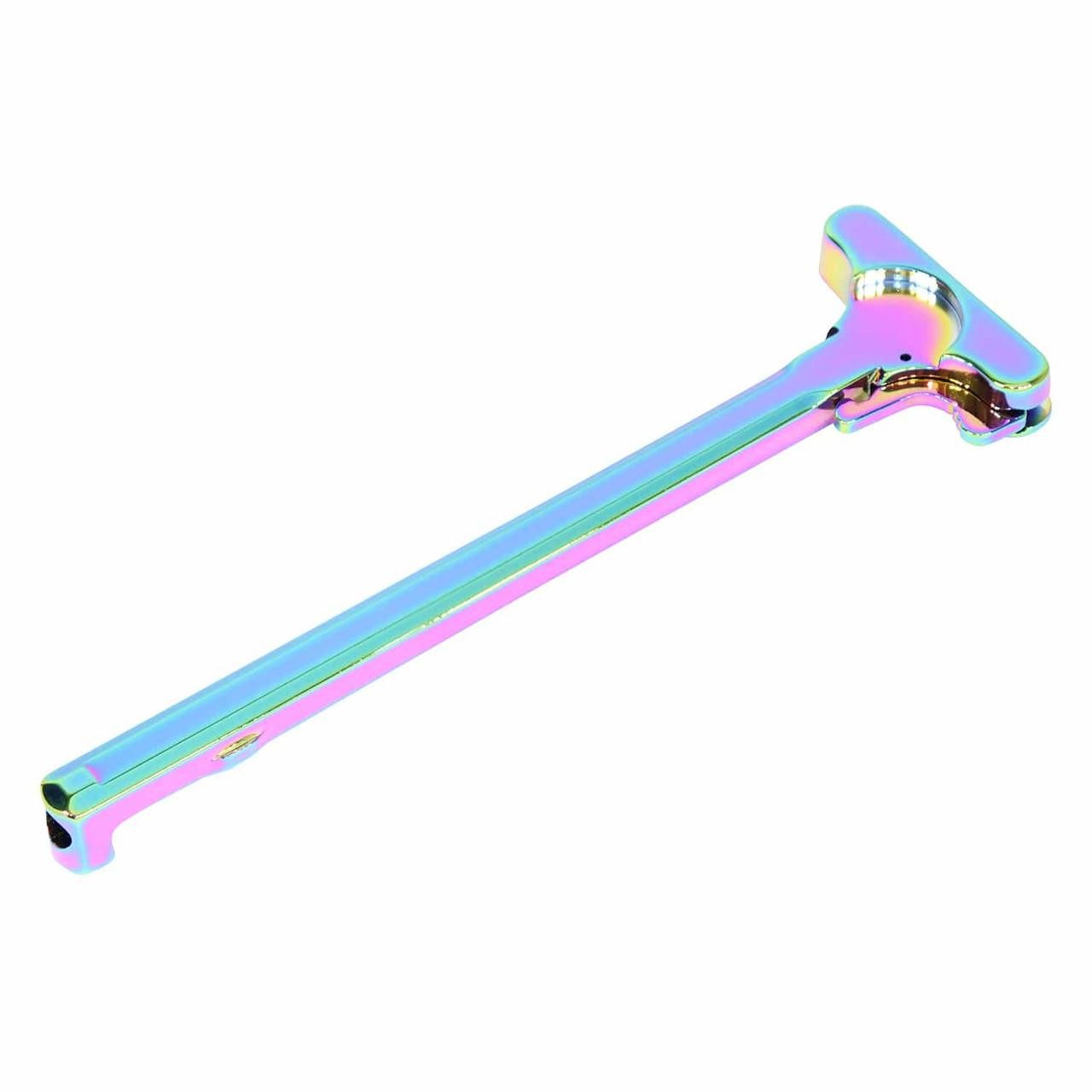 Guntec USA CHARGING-RPVD Guntec USA CHARGING-RPVD Charging Handle (Rainbow PVD Coated) CHARGING-RPVD