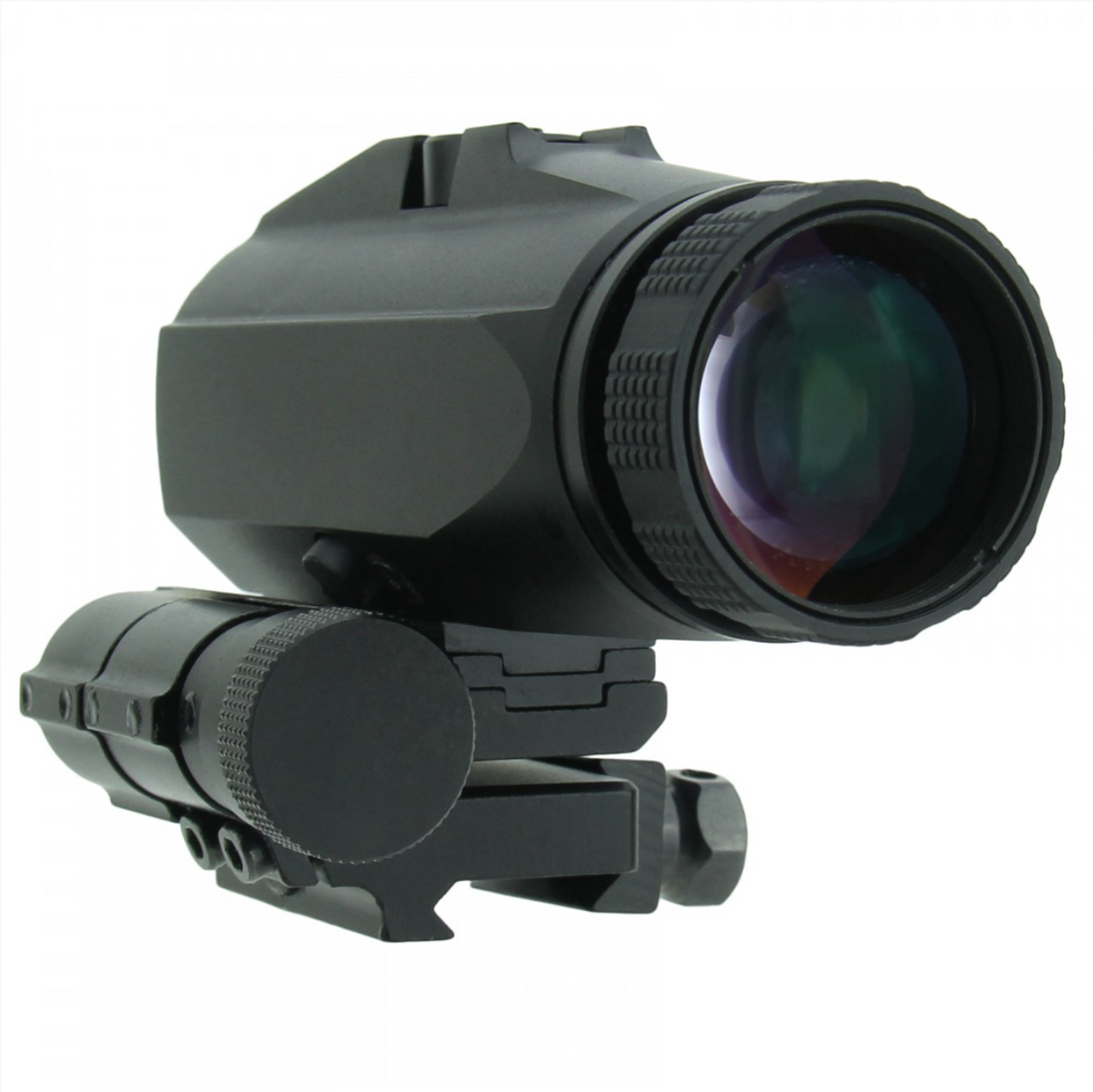 Tacfire 1x30mm Red/Green Dot Sight with Flip-to-Side Red Dot 3X Magnifier Combo Black