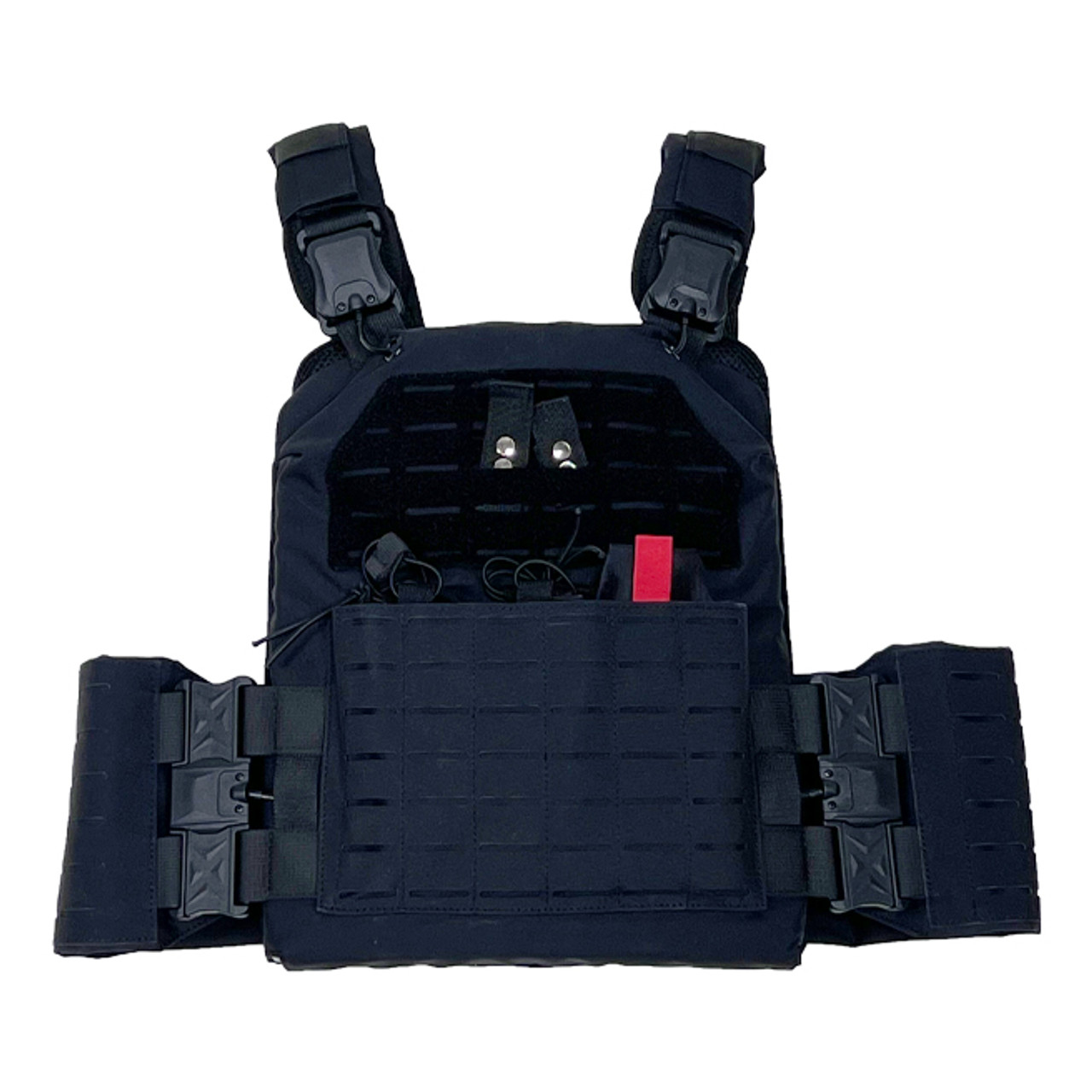 NcSTAR CVCQR3054B Magnetic Quick Release LCS Laser Cut Plate Carrier Holds 10x12 Plates