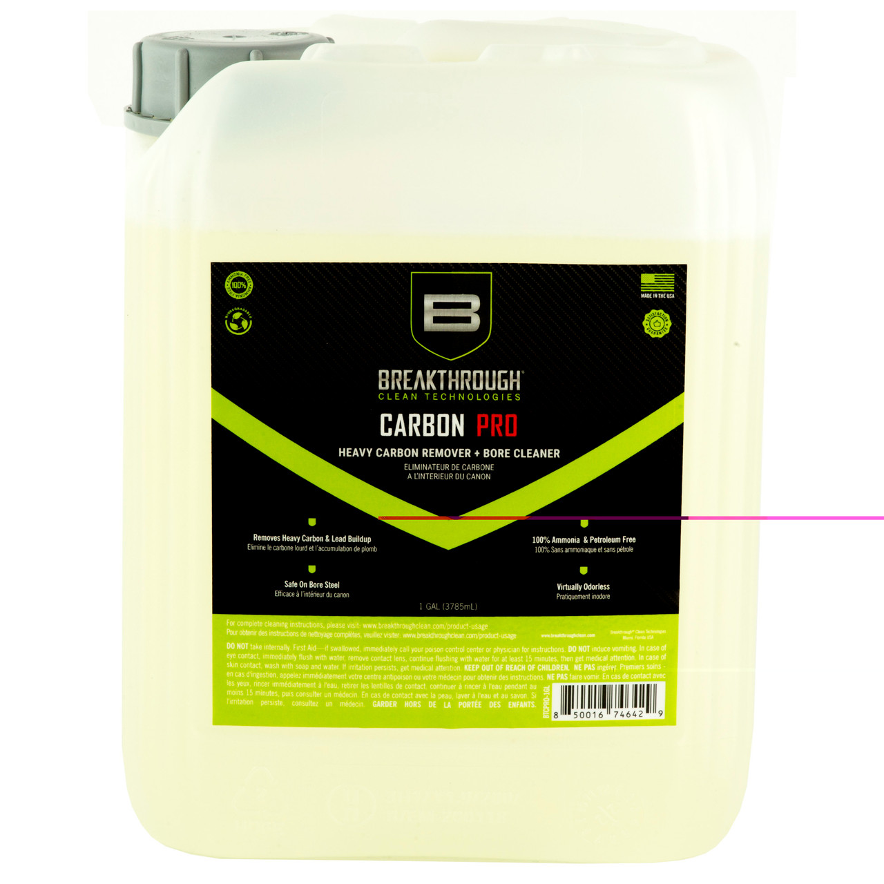 Breakthrough Clean Technologies BTCPRO-1GL Carbon Pro 1gal Can