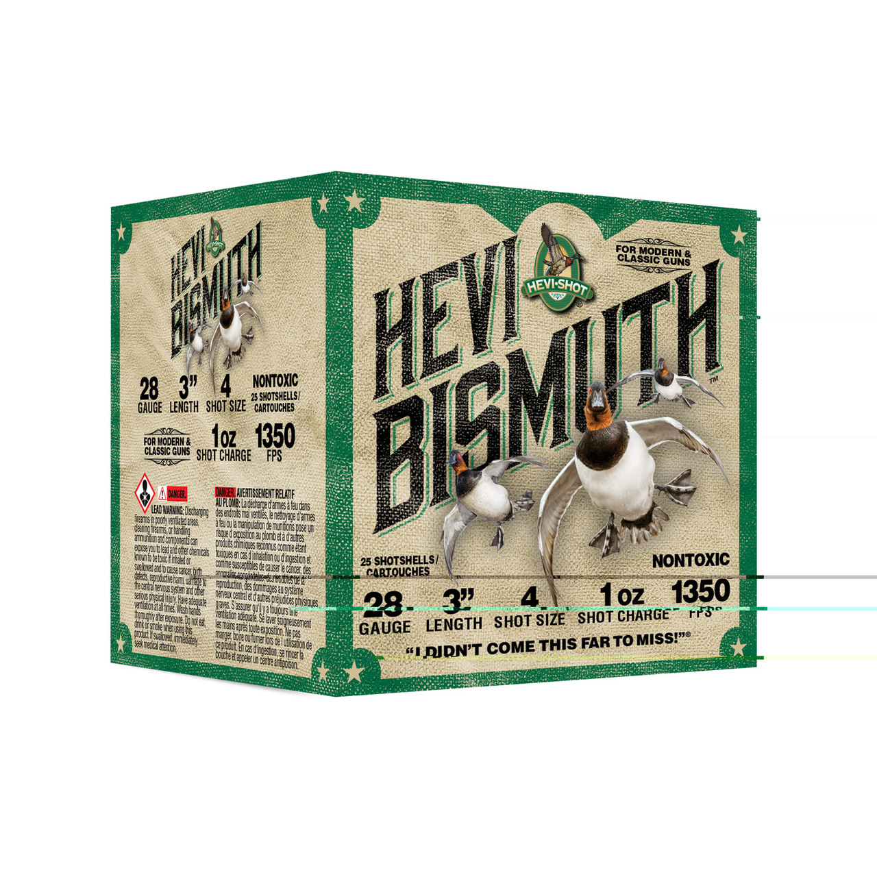Hevi Bismuth 28ga 3" 1oz #4 25/250