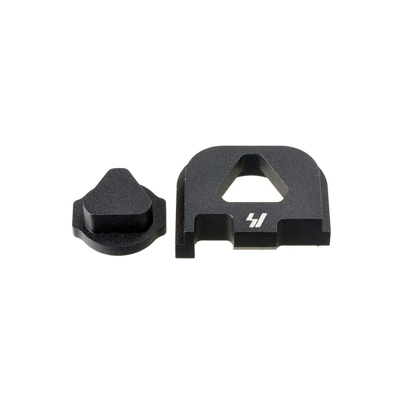 Strike Industries SI-GSP-G42-V1-BK Strike Industries SI-GSP-G42-V1-BK Slide plate for Glock G42 V1 in Black SI-GSP-G42-V1-BK