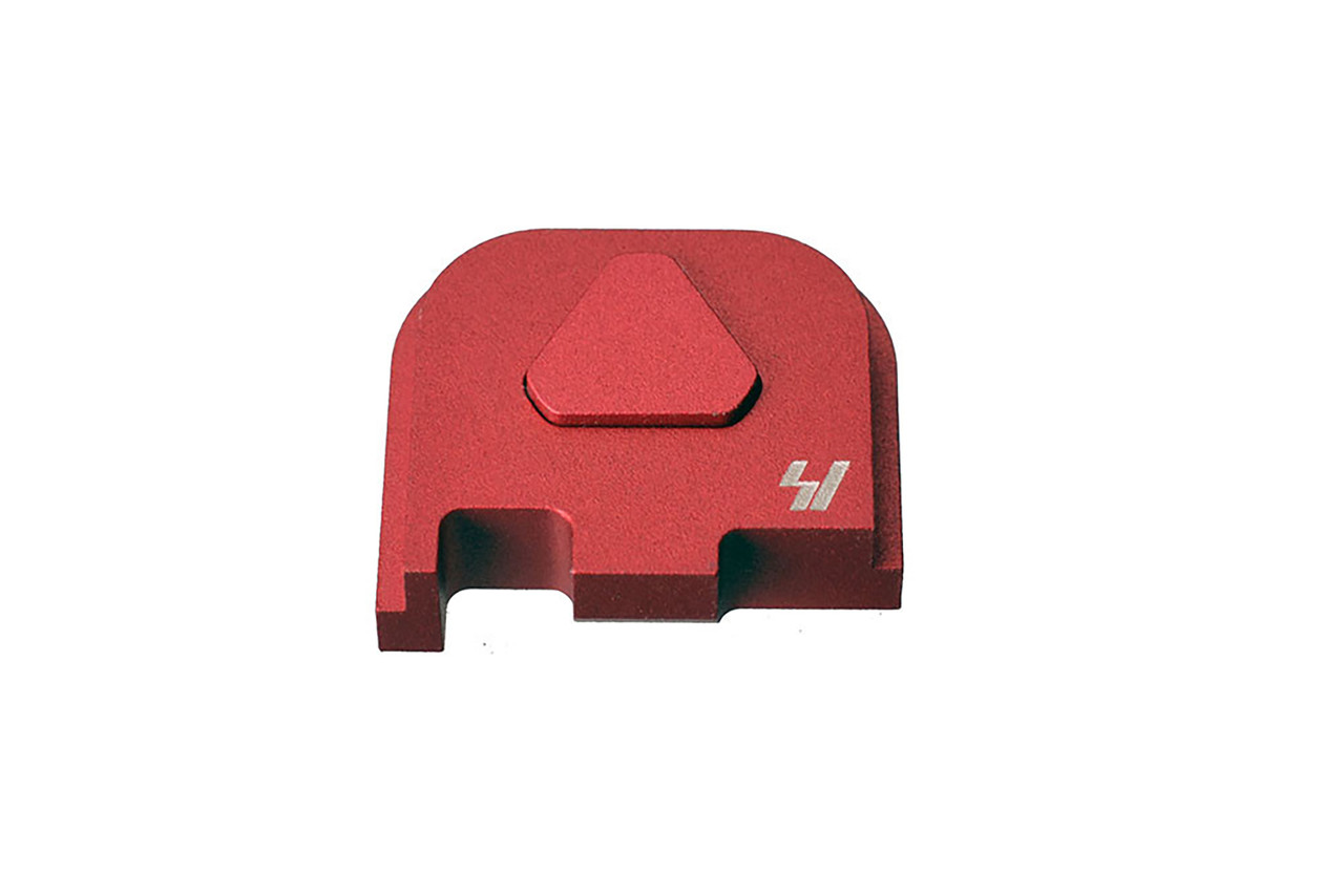 Strike Industries SI-GSP-G43-V1-RED Slide plate for Glock G43 V1 in Red