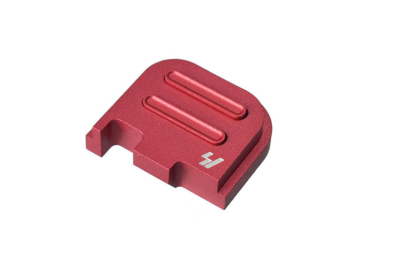  Strike Industries SI-GSP-G43-V2-RED Slide plate for Glock G43 V2 in Red 