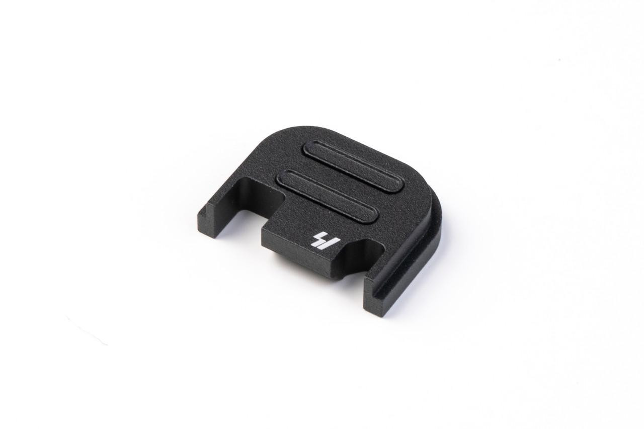 Strike Industries SI-GSP-V2-BK Strike Industries SI-GSP-V2-BK Slide plate for Glock V2 in Black SI-GSP-V2-BK
