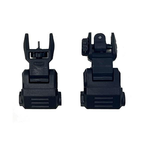NcStar VG166 Flip Up Low Profile Polymer Front & Rear Sight Set