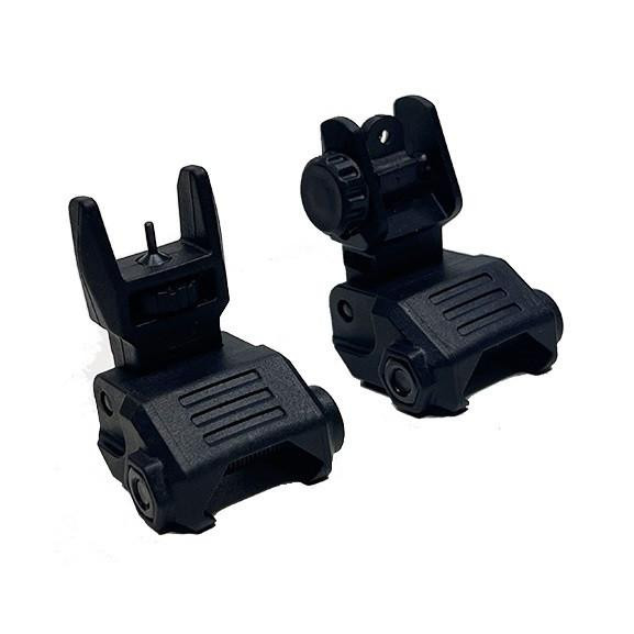 NcStar VG166 NcStar VG166 Flip Up Low Profile Polymer Front & Rear Sight Set VG166
