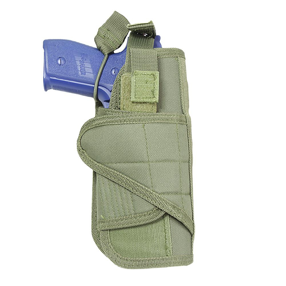 NcStar CVHOL3032G NcSTAR CVHOL3032G Tactical Vertical Universal Molle Pistol Modular Holster CVHOL3032G
