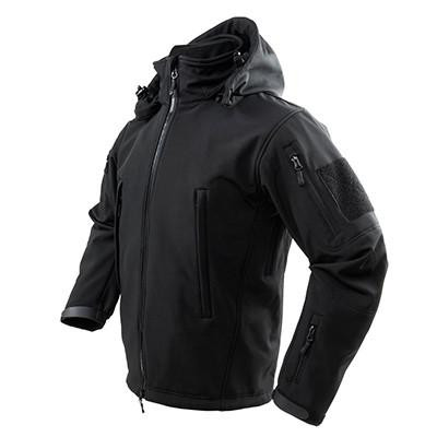 NcStar CAJ2968B VISM Delta Zulu Tactical Soft Shell Jacket - Black CAJ2968B