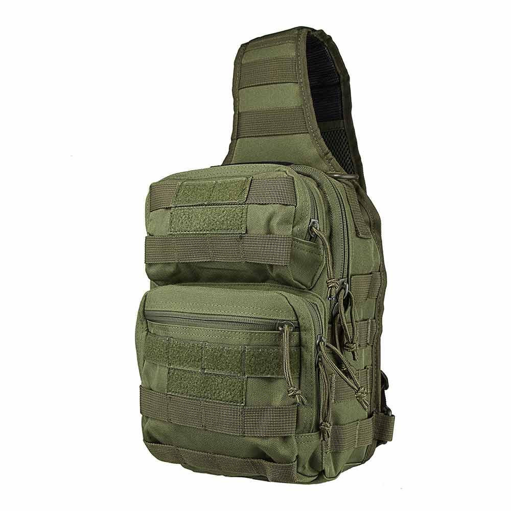NcStar CVSUB3025G NcStar CVSUB3025G Tactical Sling Chest Pack Shoulder Bag Outdoor Hiking Travel Backpack CVSUB3025G