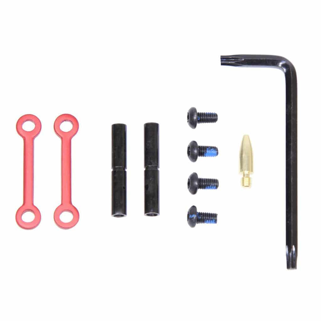 Guntec USA GT-ARP-RED Complete Anti-Rotation Trigger/Hammer Pin Set (Anodized Red)
