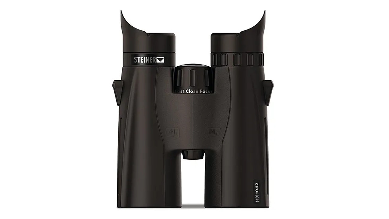 Steiner 2015 HX, Binocular, 10X, 42mm Objectives, Matte Finish, Black, Neck strap, Carry case, Matte