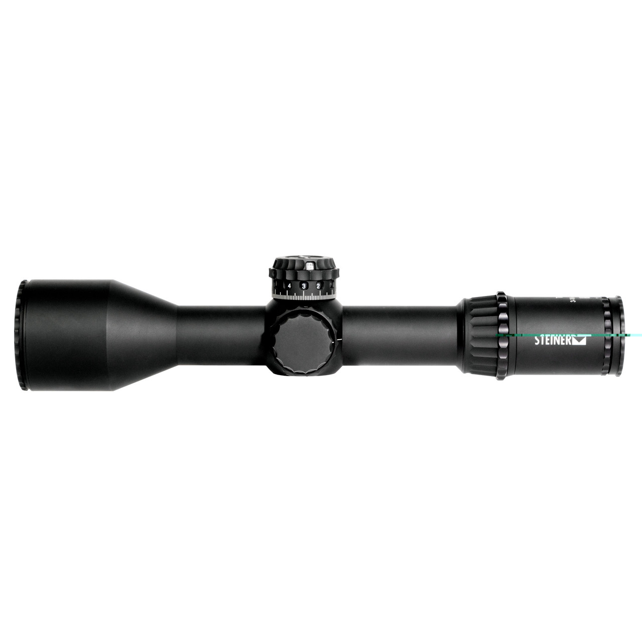 Steiner 5118 T6Xi, Rifle Scope, 3-18X, 56mm Objective, 34mm Tube Diameter, MSR2 Reticle, 1/4 MOA, First Focal Plane, Matte Finish, Black