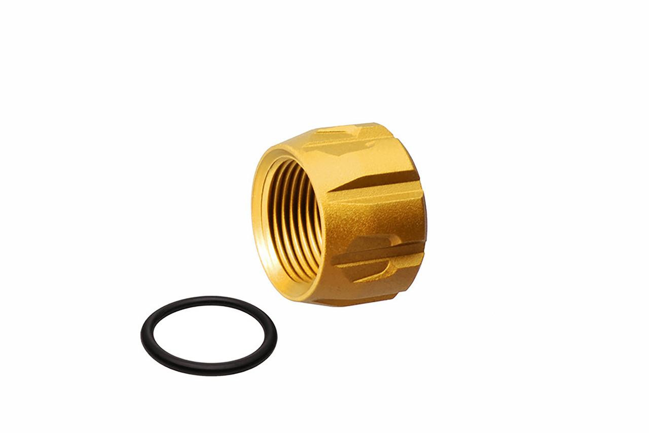 Strike Industries SI-BCTP-PISTOL-TITAN Strike Industries SI-BCTP-PISTOL-TITAN Barrel Cover Thread Protector for Pistol in Titan SI-BCTP-PISTOL-TITAN