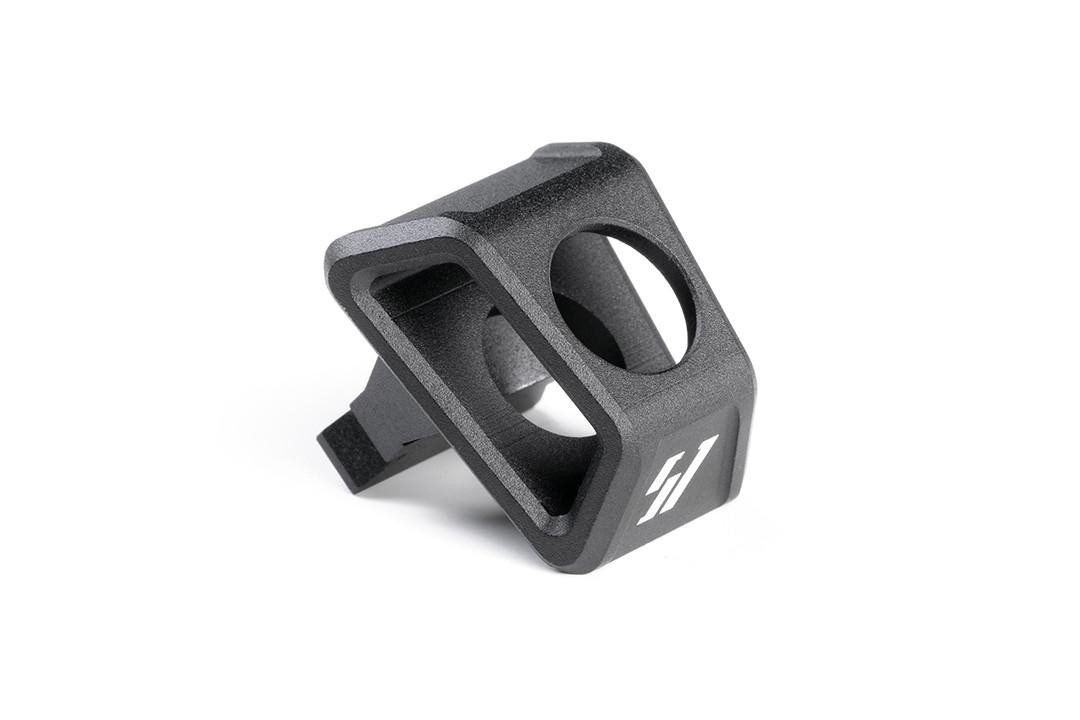 Strike Industries SI-CEVO-FQD Flat Quick Detach for CZ Scorpion EVO, black, tactical firearm accessory for quick attachment and detachment.