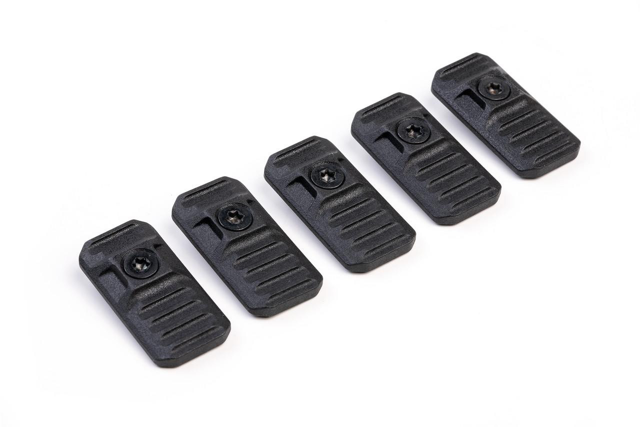  Strike Industries SI-LINK-COVER Rail Cover with LINK system for both M-LOK & KeyMod Handguards in Black (5 pcs) 